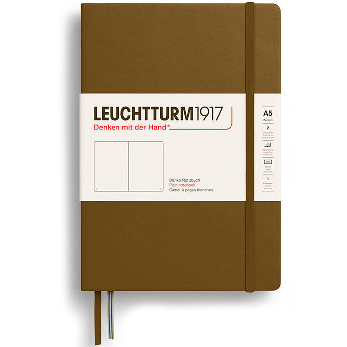 LEUCHTTURM1917 Classic Hard Cover - Medium (A5) - Plain - Spice Brown