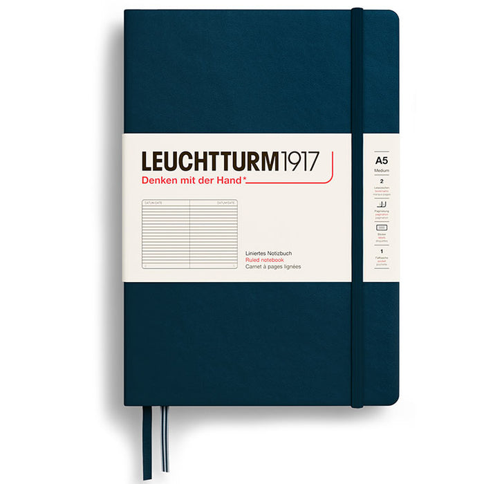 LEUCHTTURM1917 Classic Hard Cover - Medium (A5) - Ruled - Spice Brown
