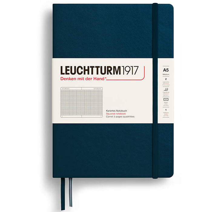 LEUCHTTURM1917 Classic Hard Cover - Medium (A5) - Squared/Grid - Spring Leaf