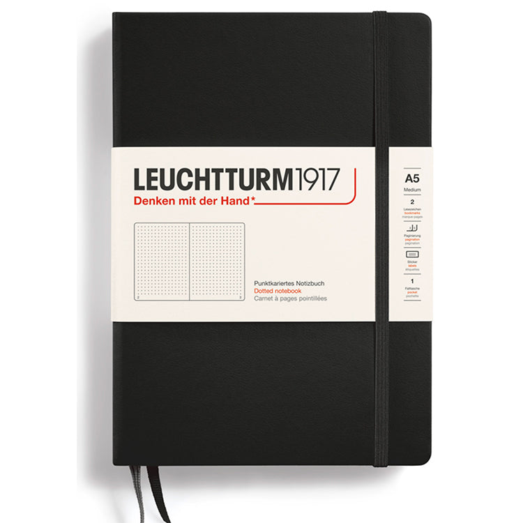 LEUCHTTURM1917 Classic Hard Cover - Medium (A5) - Dotted - Black