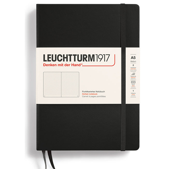 LEUCHTTURM1917 Classic Hard Cover - Medium (A5) - Dotted - Black