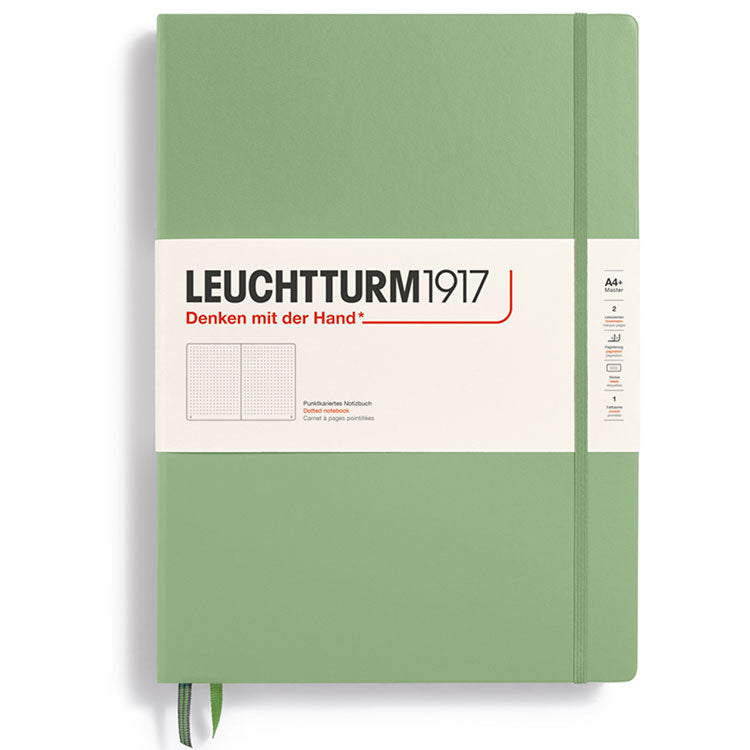 LEUCHTTURM1917 Classic Hard Cover - Master A4 - Dotted - Sage