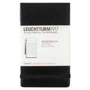 LEUCHTTURM1917 Classic Hard Cover - Notebook Reporter (A6) - Squared - Black