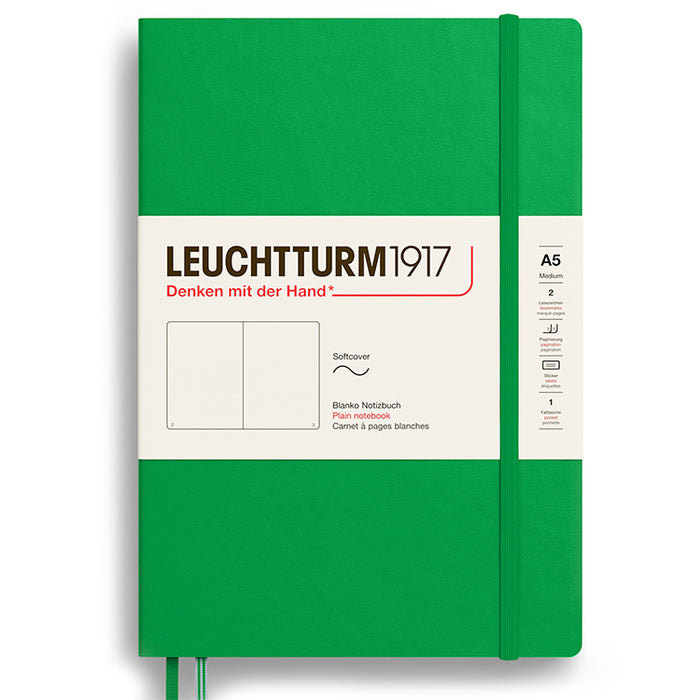LEUCHTTURM1917 Soft Cover - Medium (A5) - Plain - Spring Leaf
