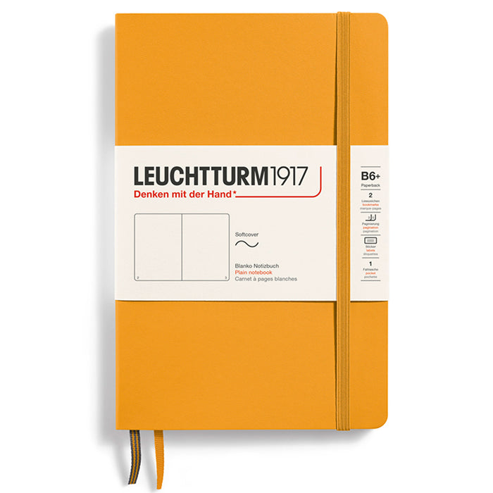 LEUCHTTURM1917 Paperback Notebook Soft Cover - B6 - Plain - Rising Sun