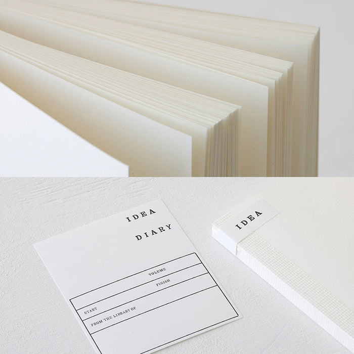 MIDORI - MD Notebook Cotton - 176 Pages - Plain Pages - A5 (21 × 14.8cm)