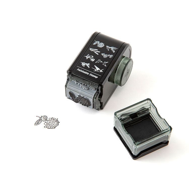 MIDORI - Stamp - Rotating Dial (8 images) - Flower & Bird