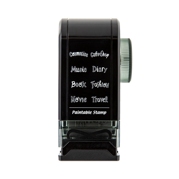 MIDORI - Stamp - Rotating Dial (8 images, oil based ink) - Title