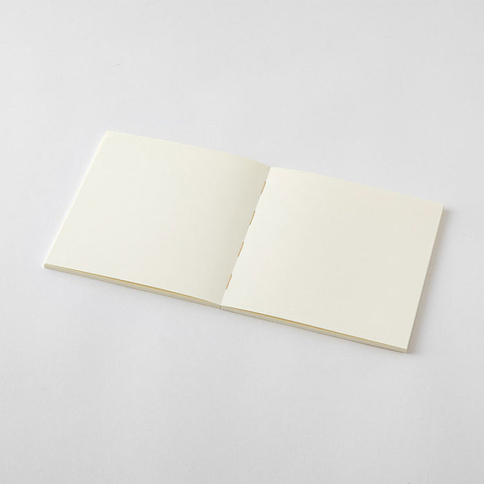 MIDORI - MD Sketchbook Thick (141gsm) - 96 Pages - Plain Pages - Square (14.6 × 14.6cm)