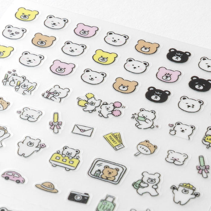MIDORI - Sticker Set - Emoji Bear
