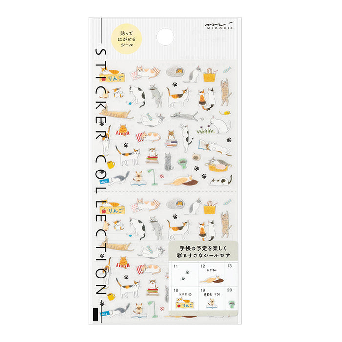 MIDORI - Sticker Set - Cat [S]
