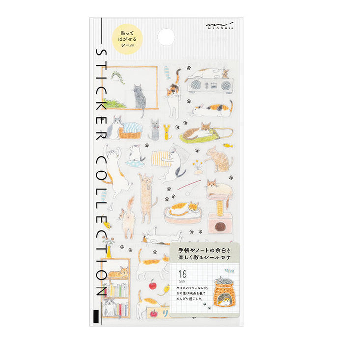 MIDORI - Sticker Set - Cat [M]
