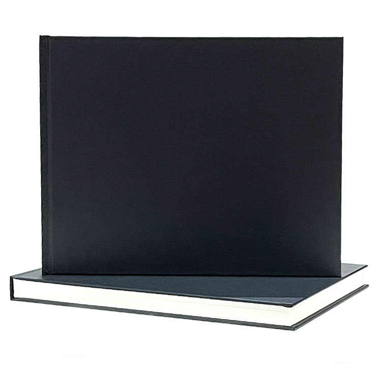 SEAWHITE OF BRIGHTON All-Media Hardcover (Black) Sketchbook - 140gsm - 140 Pages - XL