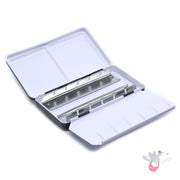 SKETCHLANDIA Folding Metal Watercolour Palette (Empty) - Holds 12 Half Pans