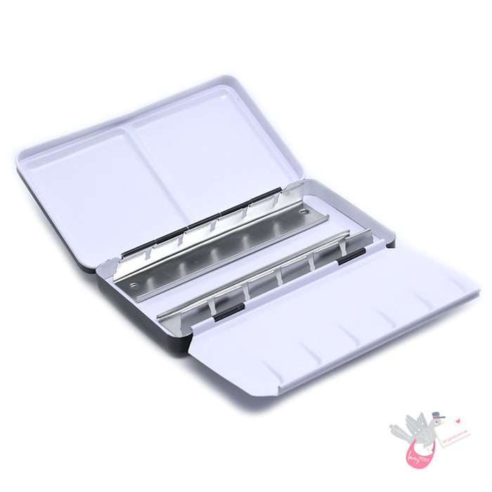 SKETCHLANDIA Folding Metal Watercolour Palette (Empty) - Holds 12 Half Pans