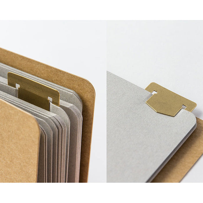 Traveler's Company - Brass Template Bookmark - Number