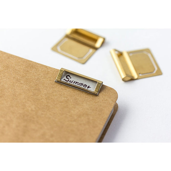 Traveler's Company - Brass Index Clips - Set of 6
