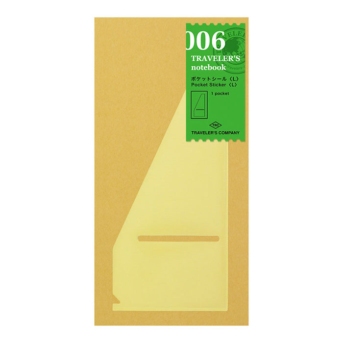 Traveler's Company - Inserts - Regular Size - 006 - Pocket Sticker (Large)