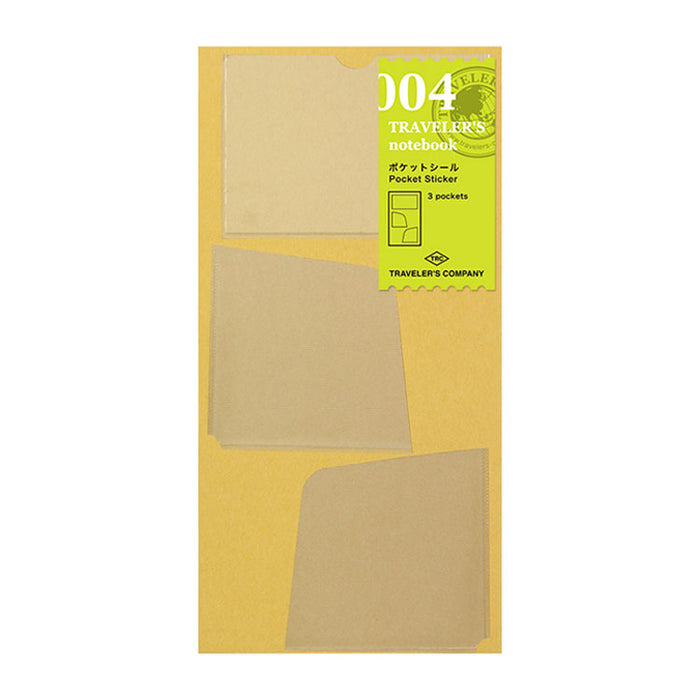 Traveler's Company - Inserts - Regular Size - 004 - Pocket Sticker