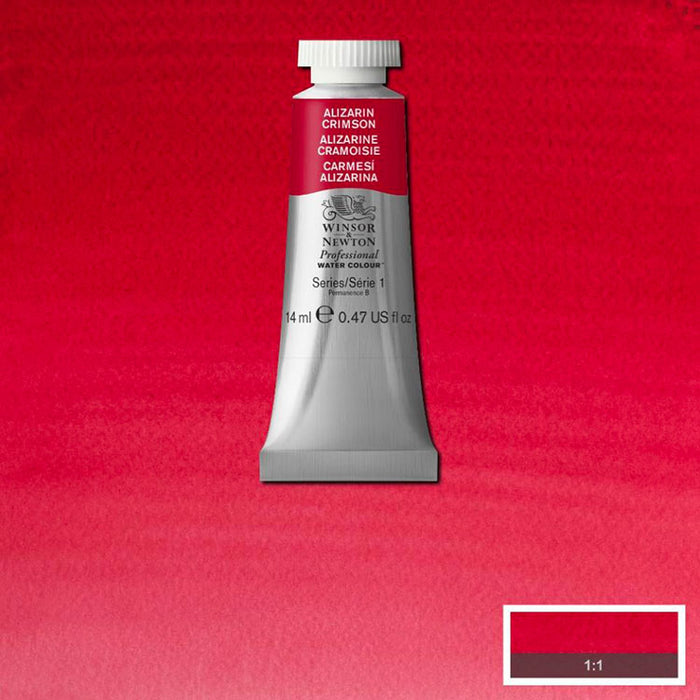 WINSOR & NEWTON Professional Watercolour - 14mL - 004 Alizarin Crimson (PR83)