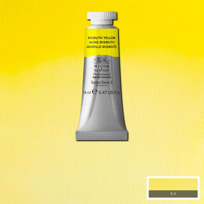 WINSOR & NEWTON Professional Watercolour - 14mL - 025 Bismuth Yellow (PY184)