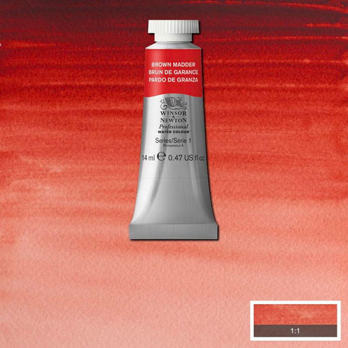 WINSOR & NEWTON Professional Watercolour - 14mL - 056 Brown Madder (PR179)