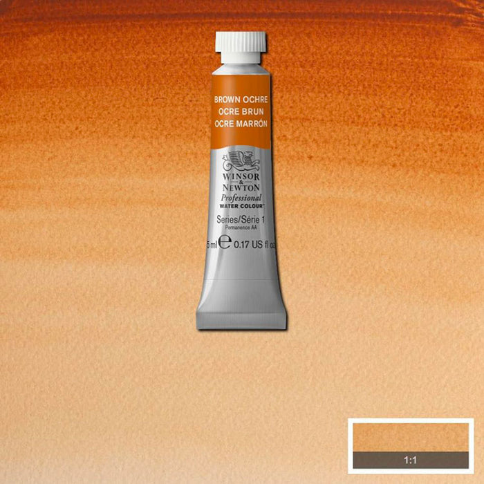 WINSOR & NEWTON Professional Watercolour - 14mL - 059 Brown Ochre (PBr7)
