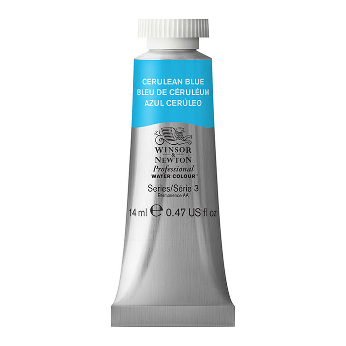 WINSOR & NEWTON Professional Watercolour - 14mL - 137 Cerulean Blue (PB35)