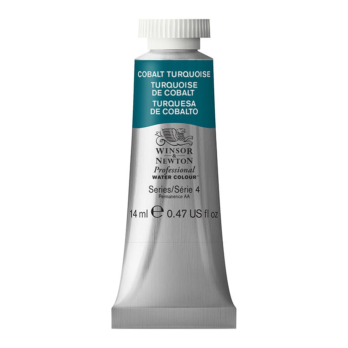 WINSOR & NEWTON Professional Watercolour - 14mL - 190 Cobalt Turquoise (PB28,PB36)