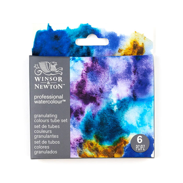 WINSOR & NEWTON Granulating Watercolour Set - 5mL x 6 Colours