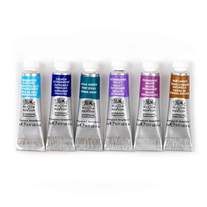 WINSOR & NEWTON Granulating Watercolour Set - 5mL x 6 Colours