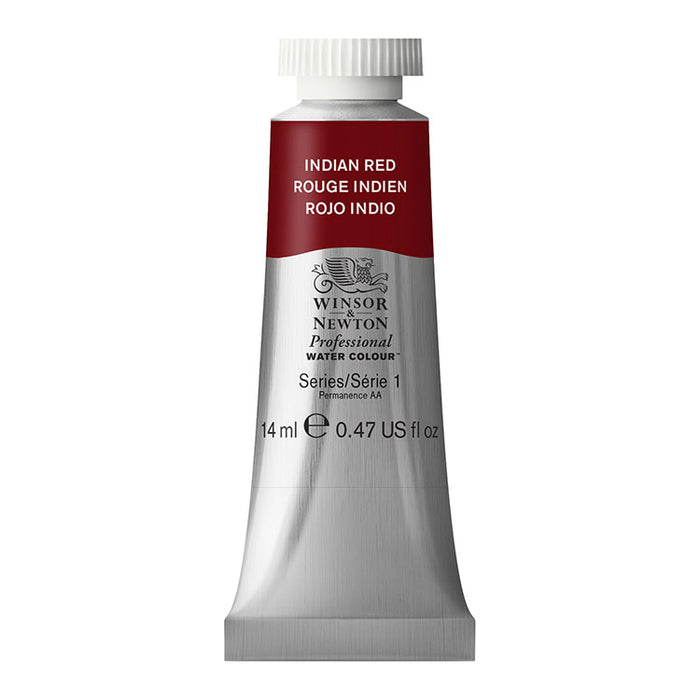WINSOR & NEWTON Professional Watercolour - 14mL - 317 Indian Red (PR101)