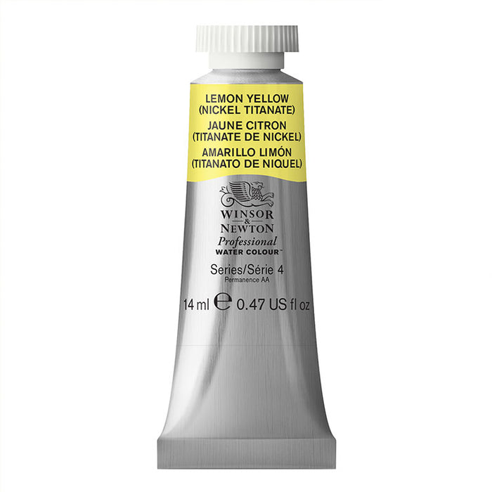 WINSOR & NEWTON Professional Watercolour - 14mL - 347 Lemon Yellow (Nickel Titanate) (PY53)
