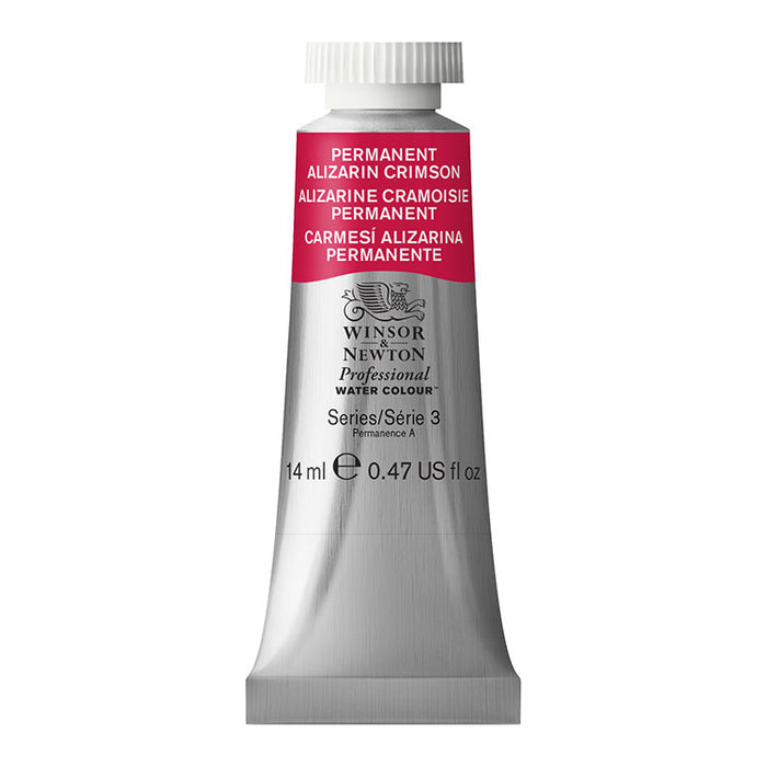 WINSOR & NEWTON Professional Watercolour - 14mL - 466 Permanent Alizarin Crimson (PR179)