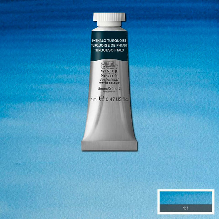 WINSOR & NEWTON Professional Watercolour - 14mL - 526 Phthalo Turquoise (PB16)
