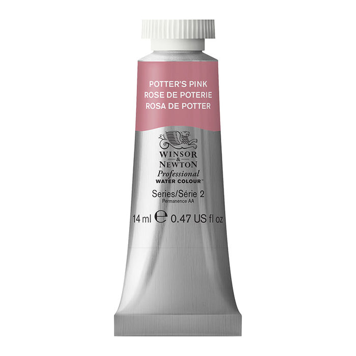 WINSOR & NEWTON Professional Watercolour - 14mL - 537 Potters Pink (PR233)