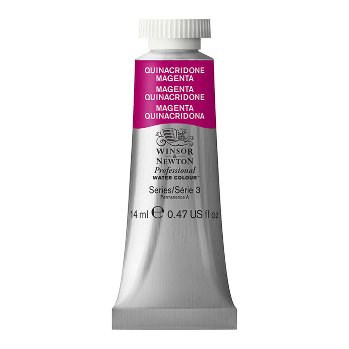 WINSOR & NEWTON Professional Watercolour - 14mL - 545 Quinacridone Magenta (PR122)