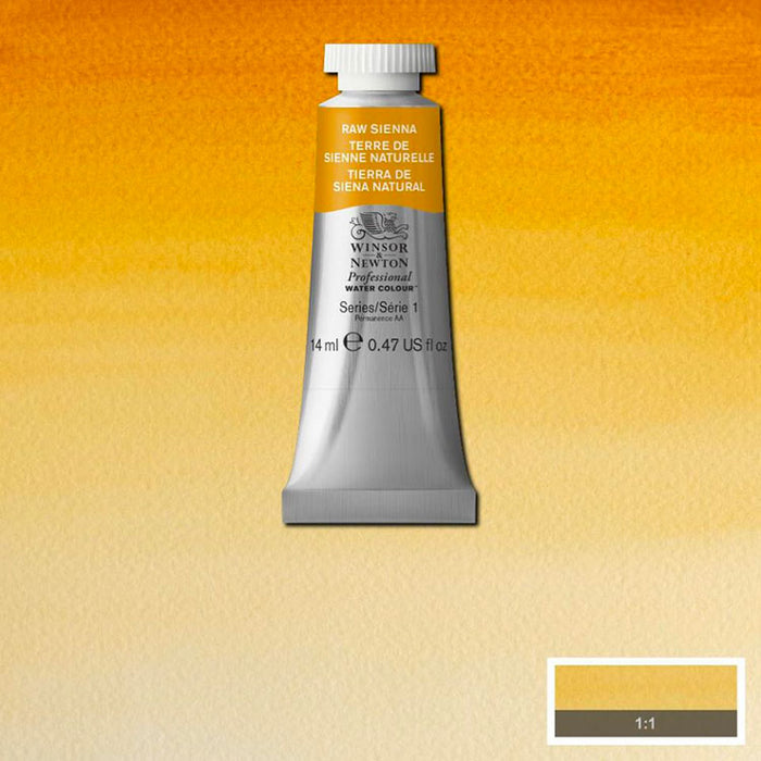 WINSOR & NEWTON Professional Watercolour - 14mL - 552 Raw Sienna (PY42,PR101)