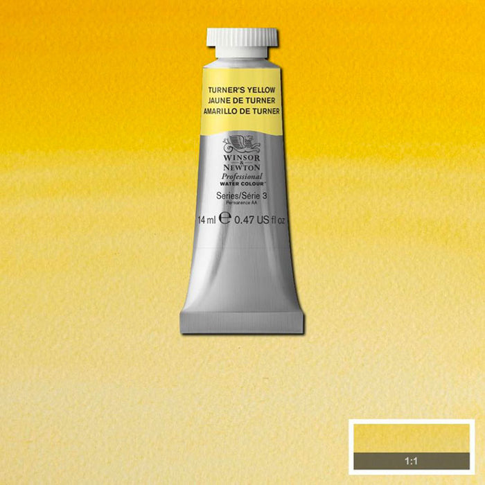 WINSOR & NEWTON Professional Watercolour - 14mL - 649 Turners Yellow (PY216)