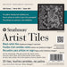 STRATHMORE Artist Tiles - Black (160gsm) - 6 x 6" - 30 Sheets