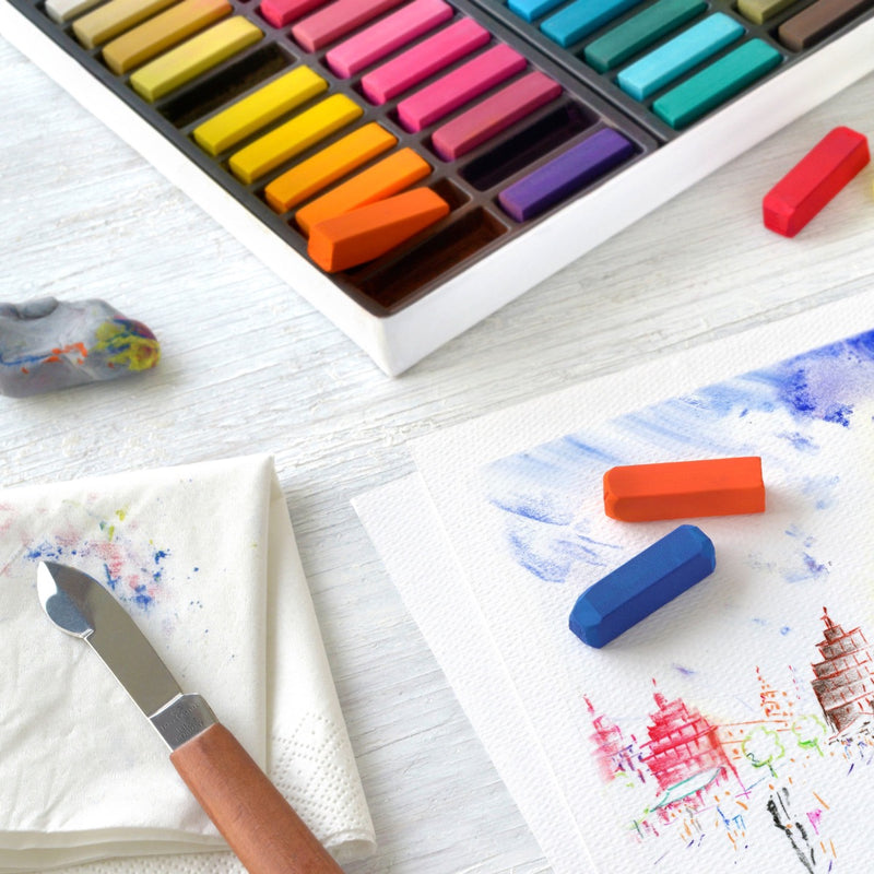 FABER-CASTELL Goldfaber Studio Quality Soft Pastels - Box of 72