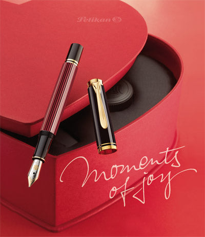 PELIKAN Souveran M400 Fountain Pen - Black/Red