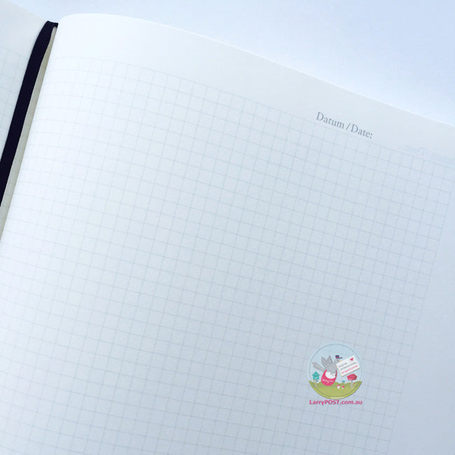 LEUCHTTURM1917 Classic Hard Cover - Master SLIM A4 - Squared - Black
