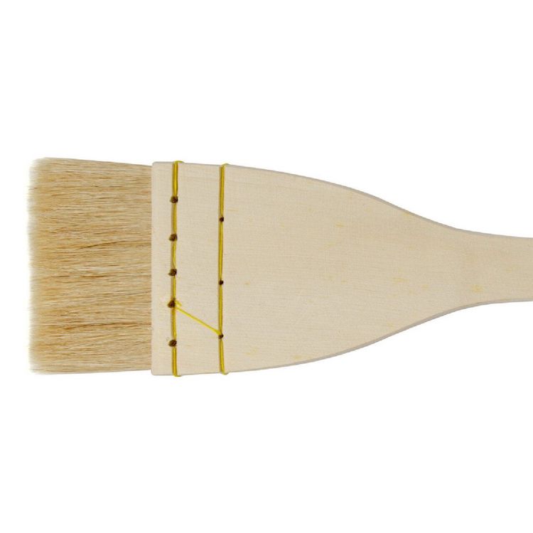 S&S Hake Wash Brush - Goat hair - 1" (25mm)