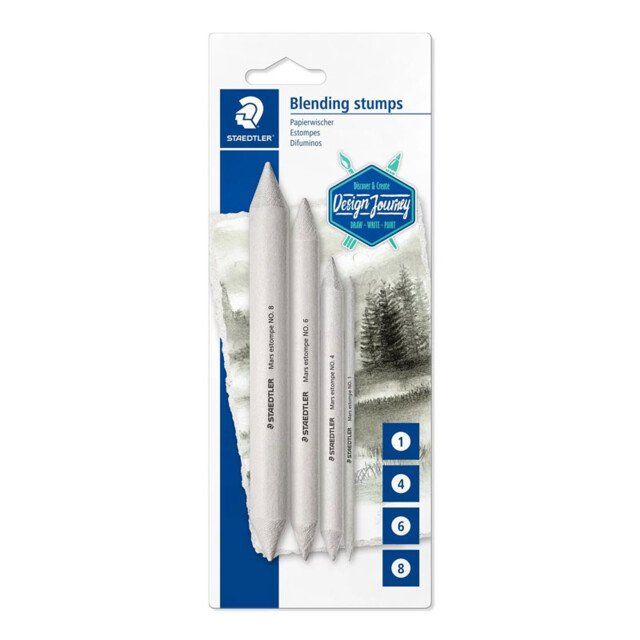 STAEDTLER Blending Stumps- Pack 4
