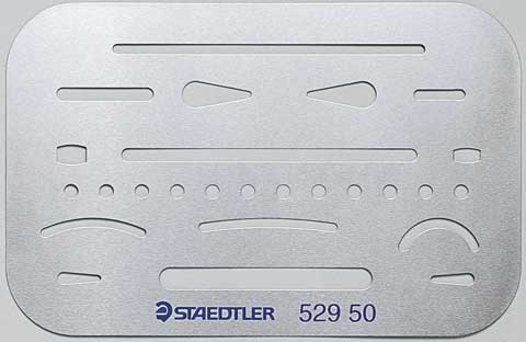 STAEDTLER Stainless Steel Eraser Shield