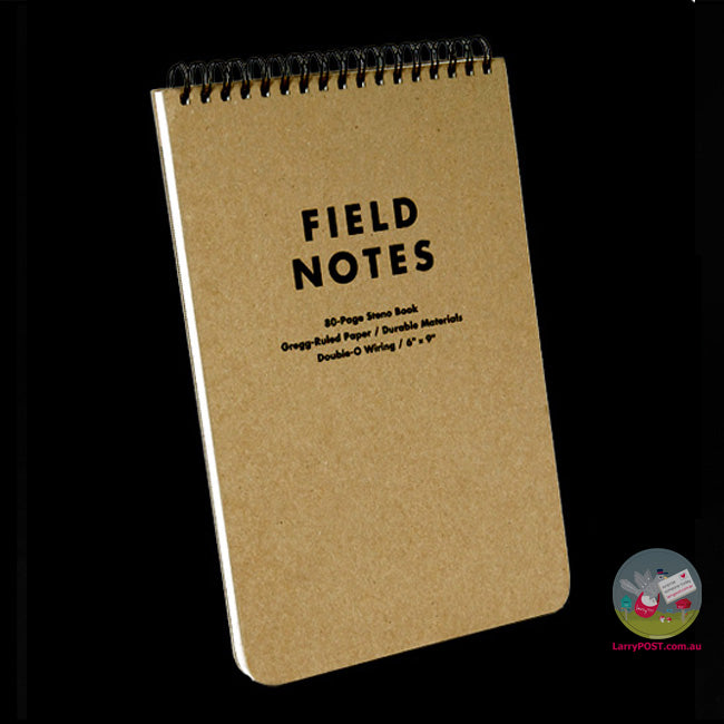 FIELD NOTES Steno Book -  Natural Kraft - Ruled (15 x 23cm)