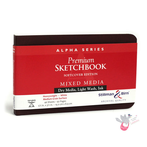 Stillman & Birn ALPHA Sketchbook - Softcover - A6 Landscape 