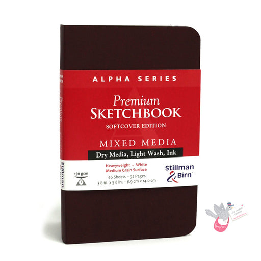 Stillman & Birn ALPHA Sketchbook - Softcover - A6 Portrait