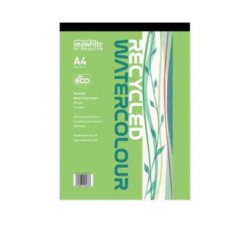 SEAWHITE OF BRIGHTON Recycled Watercolour Pad (25% cotton) - 300gsm 